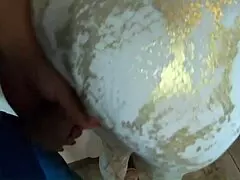 Romantic blowjobs from latina cum-slut Milfy Calla in shorts