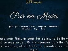 Pris en main par la voisine - french milf neighbour audio porn