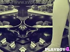 Petite Milf's Striptease Exposes Hot Body