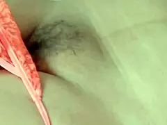 on the beach i film my beautiful wife's big hairy pussy while she relaxes