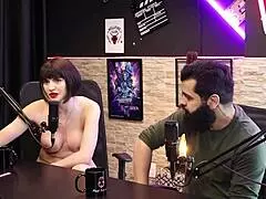 Watch lady snow and lord kenobi's sensual cast highlights part 6 on sheer red!