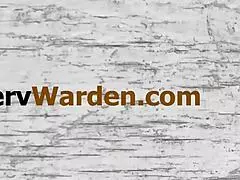 Sex ed with blackmail pervwarden involves rough riding and humiliation in office