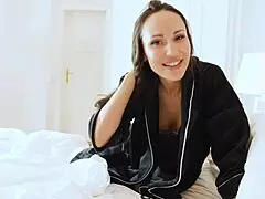 tiny young milf fucks hard in homemade sex tape with lilu moon