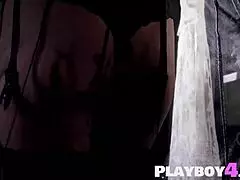 hot lindsay marie posing in lingerie 😍 then stripping naked for you 😘 big ass babe