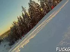 teen gets her pink pussy fucked on camera in amateur pickup