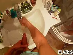 teen gets her pink pussy fucked on camera in amateur pickup