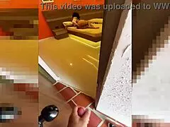 Caught that big-ass stepmom masturbating in her room!