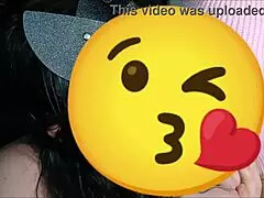 two young pretty girls share big dick and swap cum