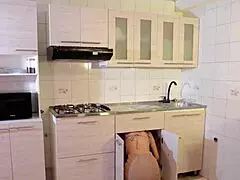 Boss catches thief for wild fuck - Abby Carter.