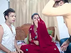 i watchd my desi bhabhi get fuckd by three boyz in double anal infront of hubby