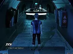 stranded in space, hot blue haired milf date night 😏