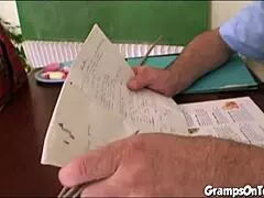 teacher pounds her student in hardcore session