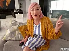 adira allure helps allen swift jerk off his raging cock!