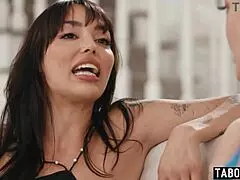 Lesbian Latina Vanessa Sky Takes Care Of Blonde Milf Roommates Pussy