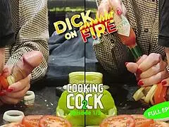 extreme dick torment in the kitchen, cooking cock episode one.