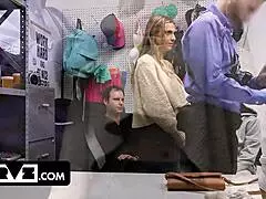 kenzie love gets her big tits covered in cum right in front of hubby and stepson