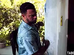 pool service worker seth serves curvy latina milf lexi luna