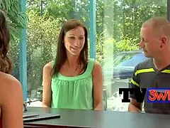 horny friends pleasure each other in group