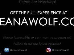 Meana Wolf's Close Encounter With Big Cock