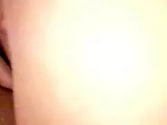 I can't feel the cock after inserting my huge dildo, then he fucks me hard.