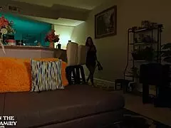 Junior Offers Hard Cock to Horny Stepmom! Scene 1 of 3 Free!