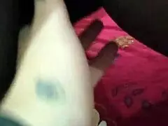 Fucking black wife in shower and bedroom, she finishes with magic wand