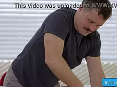 Cassie del isla and robby apples in fantasy play where busty client gets fucked by masseur