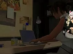 Naughty Lara Croft Undresses In Public Outdoor Adventures.