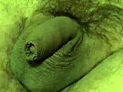 Amateur Uncut Solo Masturbation Ending in Cumshot