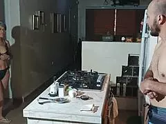 I like being in the kitchen with you stepbrother