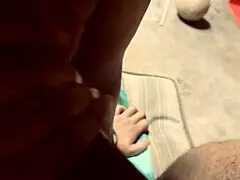 Pretty Brown Skin Latina Gives Sloppy Blowjob to Monster Cock