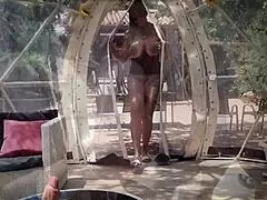 Kinky Slut Queen Fucked in Garden