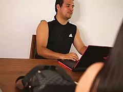 Latina milf stepmom spends time with boyfriend and stepdaughter after shopping