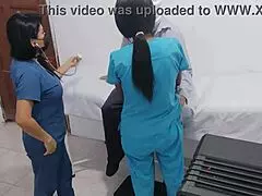 Slutty nurses seduce patient in hospital for forbidden sex