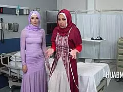 arab wife lets doctor impregnate her in hijab