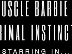 Check out this ripped muscle babe having an orgasm on a big cock.