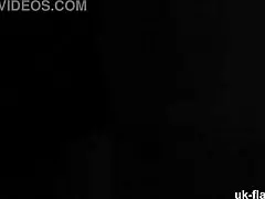 British amateur flashes her pussy to construction workers on site