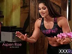 Perfect lesbians jessa rhodes pussy became wet after amazing body massage.