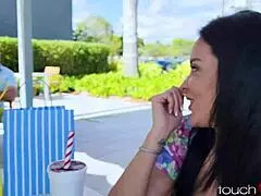 Busty wife Anissa Kate hunting for new cock on vacation, what will she find?