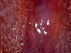 Close up Latina milf creampie with panties on or off