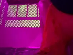 artemisia love wears high heels outdoor