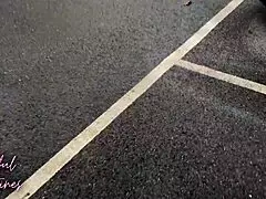 mature milf wife gets creampie while on phone with husband