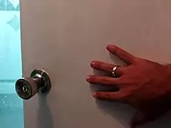 I see my stepsister masturbating in the bathroom and my cock gets hard whats happening now - porn in spanish