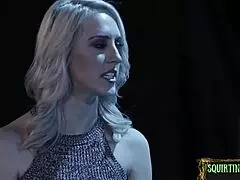 Squirting Babe Eaten Out By Milf In Threeway