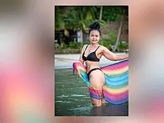 Tropical nights photoshoot temptation unfolds