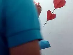 Mature woman begs young man for sex on massage table!