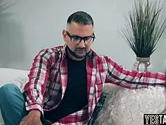 mature stepdad whispers, 'i'll fuck that horny teen's hairy pussy hard'