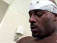 Black Bitch with Big Natural Bouncing Boobs Gets Hard Fucked by BBC at First Date in Hotel