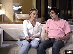 Stepmom Milf Pristine Edge Pulls An All Nighter With Her Lovely Stepson!