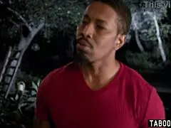 Bisexual threesome after confrontation with black boyfriend and lesbian teen girlfriend.